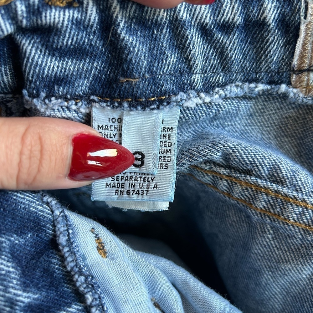 Vintage 80s Whipp Denim Midi Skirt 3 - Picture 13 of 14